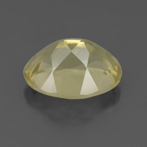 3,54 ctw natürlicher gelber Quarz, Oval Schliff, VS