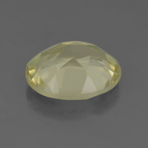 3,34 ctw natürlicher gelber Quarz, Oval Schliff, VS