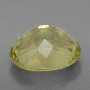 7,81 ctw natürlicher gelber Quarz, Oval Schliff, VS-SI
