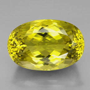 101,50 ctw natürlicher gelber Quarz, Oval Schliff, VVS