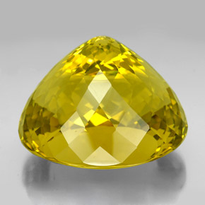 320,20 ctw natürlicher gelber Quarz, Oval Schliff, VVS
