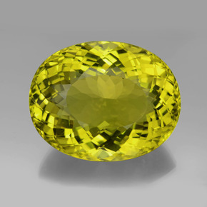 199,65 ctw natürlicher gelber Quarz, Oval Schliff, VVS
