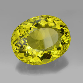 199,65 ctw natürlicher gelber Quarz, Oval Schliff, VVS