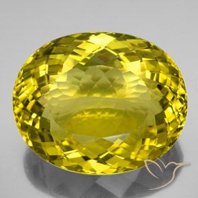 9,17 ctw natürlicher Mittel-Dunkelgelb Quarz, Oval, VVS