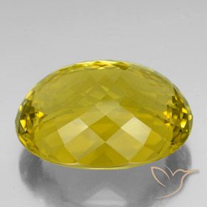 9,17 ctw natürlicher Mittel-Dunkelgelb Quarz, Oval, VVS