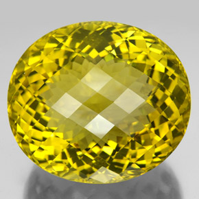 347,80 ctw natürlicher gelber Quarz, Oval Schliff, VVS
