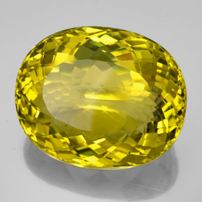 159,05 ctw natürlicher gelber Quarz, Oval Schliff, VVS-VS