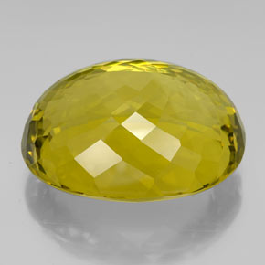 159,05 ctw natürlicher gelber Quarz, Oval Schliff, VVS-VS