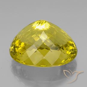 9,17 ctw natürlicher Mittel-Dunkelgelb Quarz, Oval, VVS