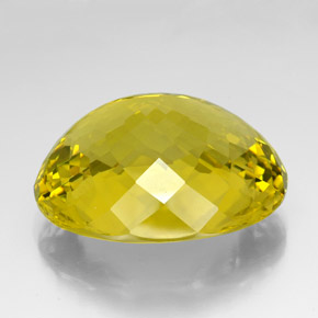 132,25 ctw natürlicher gelber Quarz, Oval Schliff, VVS