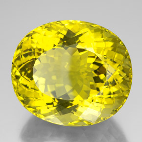 175,75 ctw natürlicher gelber Quarz, Oval Schliff, VVS