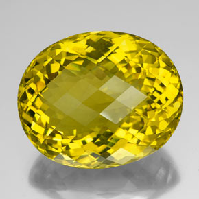 142,90 ctw natürlicher gelber Quarz, Oval Schliff, IF