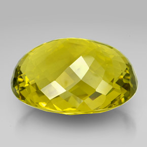 223,35 ctw natürlicher gelber Quarz, Oval Schliff, VVS