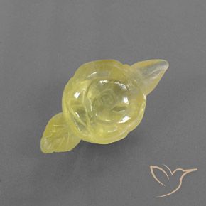 9,17 ctw natürlicher Sehr helles Honiggelb Quarz, Fantasie, Transparent / Lichtdurchlässig