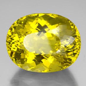 138,15 ctw natürlicher gelber Quarz, Oval Schliff, VVS