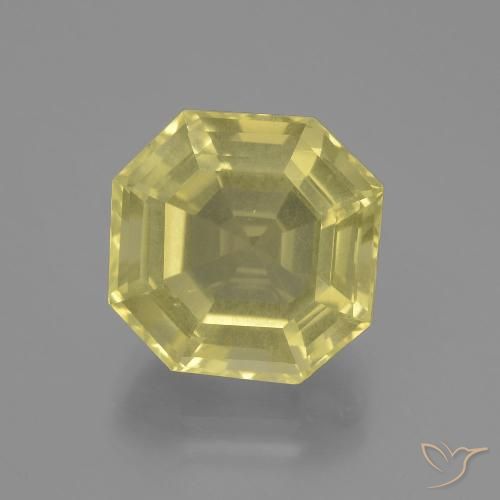10.29ct Natürlicher Laguna Gelb Quarz, Smaragdschliff, VS