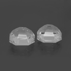 13.79 ct natürliche Weiß Quarz-Edelsteine, Smaragdschliff, VVS