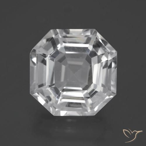 10.26ct Natürlicher Klares Weiß Quarz, Smaragdschliff, VVS