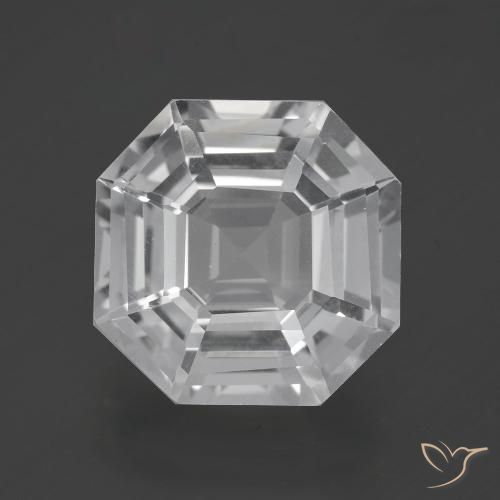 10.02ct Natürlicher Klares Weiß Quarz, Smaragdschliff, VVS