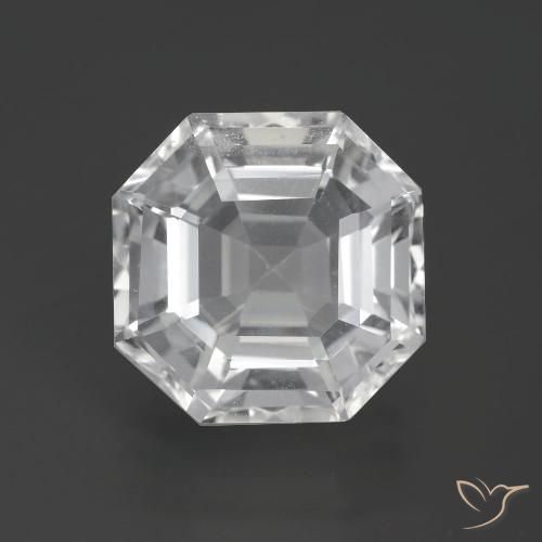 11.12ct Natürlicher Klares Weiß Quarz, Smaragdschliff, VVS-VS
