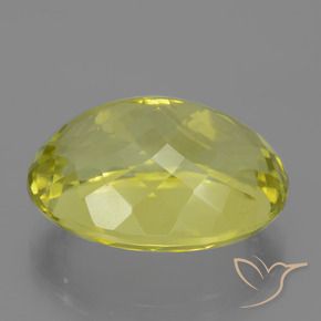 9,17 ctw natürlicher Mittelgelb Quarz, Oval, VVS