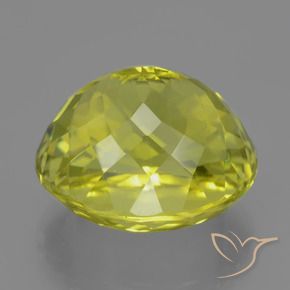 9,17 ctw natürlicher Mittelgelb Quarz, Oval, VVS