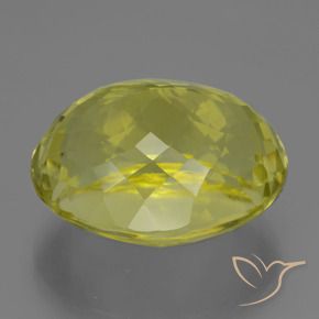 9,17 ctw natürlicher Mittelgelb Quarz, Oval, VVS