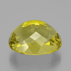 23,75 ctw natürlicher gelber Quarz, Oval Schliff, VVS-VS