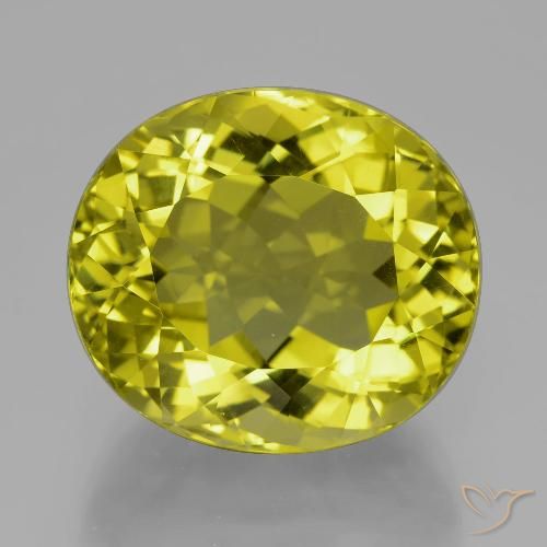 29.97ct Natürlicher Mittelgelb Quarz, Oval, VVS-VS