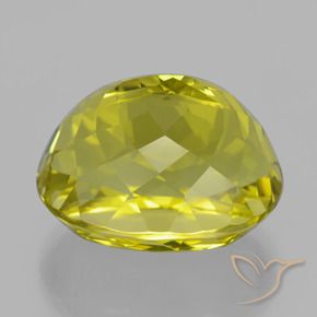 9,17 ctw natürlicher Mittelgelb Quarz, Oval, VVS
