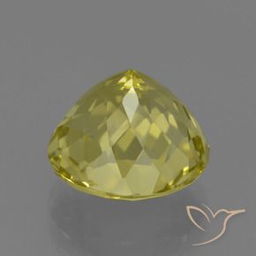 9,17 ctw natürlicher Helles Gold-Gelb Quarz, Runden, VVS