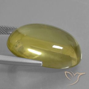 9,17 ctw natürlicher Helles Gold-Gelb Quarz, Oval, Transparent