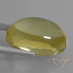 9,17 ctw natürlicher Helles Gold-Gelb Quarz, Oval, Transparent
