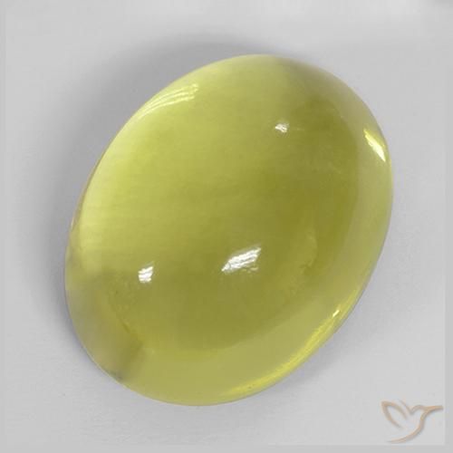 35.55ct Natürlicher Mittelgelb Quarz, Oval, Transparent