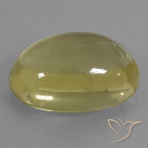 9,17 ctw natürlicher Dunkel gelb Quarz, Oval, Transparent