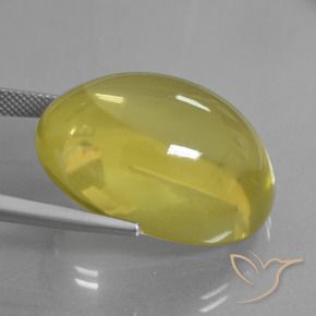 9,17 ctw natürlicher Helles Honiggelb Quarz, Oval, Transparent