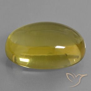 9,17 ctw natürlicher Dunkel gelb Quarz, Oval, Transparent
