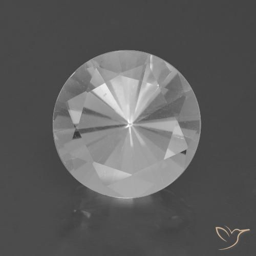 5.17ct Natürlicher Weiß Quarz, Runden, VVS