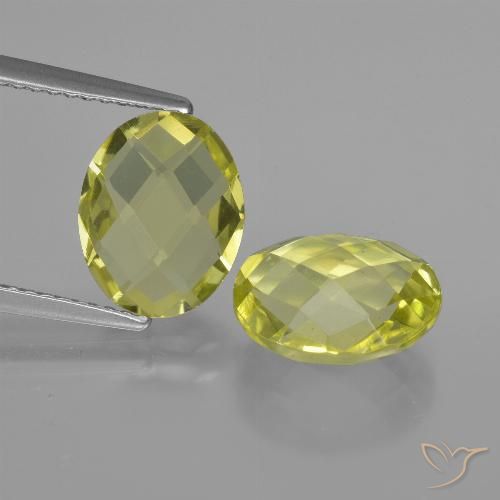 4.72ctw Natürlicher Mittelgelb Quarz, Oval, VVS