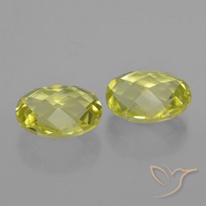 4.72 ct natürliche Mittelgelb Quarz-Edelsteine, Oval, VVS