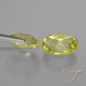 4.72 ct natürliche Mittelgelb Quarz-Edelsteine, Oval, VVS