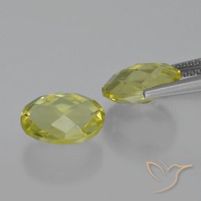 4.65 ct natürliche Maisgelb Quarz-Edelsteine, Oval, VVS-VS