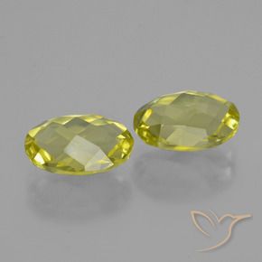 4.17 ct natürliche Maisgelb Quarz-Edelsteine, Oval, VVS-VS