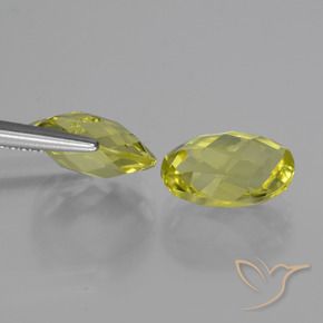 4.17 ct natürliche Maisgelb Quarz-Edelsteine, Oval, VVS-VS