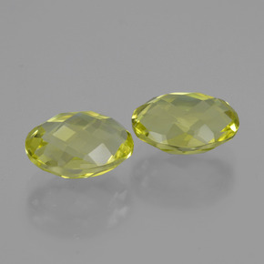 5.02 ct natürliche Mittelgelb Quarz-Edelsteine, Oval Schliff, VVS-VS
