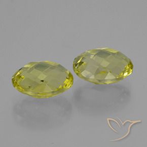 5.04 ct natürliche Mittelgelb Quarz-Edelsteine, Oval, VVS-VS