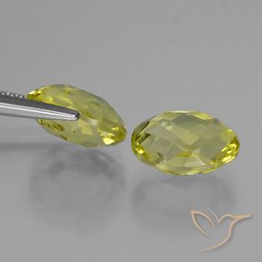 5.04 ct natürliche Mittelgelb Quarz-Edelsteine, Oval, VVS-VS