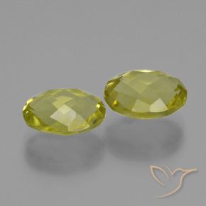 4.52 ct natürliche hellgelb Quarz-Edelsteine, Oval Schliff, VVS-VS