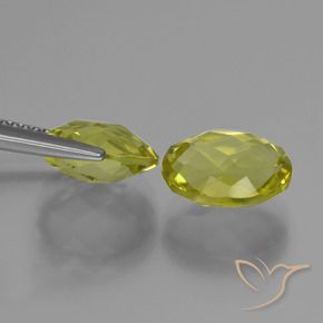 4.52 ct natürliche hellgelb Quarz-Edelsteine, Oval Schliff, VVS-VS