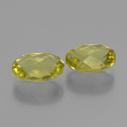 4,16 ct natürliche gelber Quarz-Edelsteine, Oval Schliff, VVS-VS